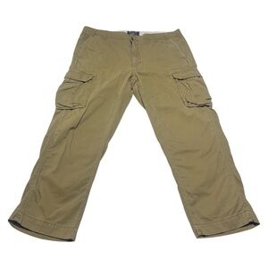 Vintage American Living Khaki Tan Cargo Pants Men’s Size 38x30 Workwear Y2K